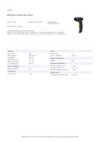 Datasheet for Zebra LS2208-7AZU0100ZR
