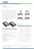 Datasheet for Aten VE600A-AT-G, EAN: 4710423777736