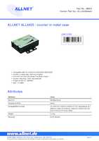 Datasheet for Allnet ALL4425_black, EAN: 4038816006097