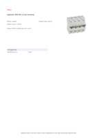 Datasheet for Legrand 409750, EAN: 3245064097505