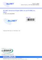Datasheet for Allnet ANT-PIG-SMAM-RSMAM, EAN: 4038816008909