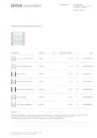 Datenblatt zu Gira 213301, EAN: 4010337081333