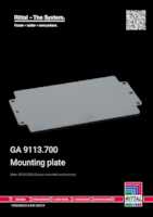 Datasheet for Rittal 9113700, EAN: 4028177154339