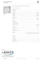 Datasheet for Berker 911522529, EAN: 4011334239604