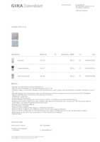 Datenblatt zu Gira 126165, EAN: 4010337261650
