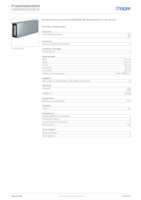 Datasheet for Hager FWK9502100VERZ, EAN: 4012740207546