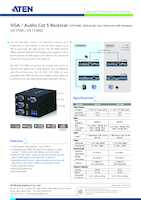 Datasheet for Aten VE170R-AT-G, EAN: 4710423777286