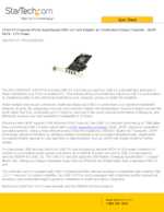 Datasheet for Startech.com PEXUSB3S42V, EAN: 0065030854597