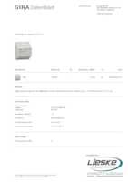 Datenblatt zu Gira 102400, EAN: 4010337010715