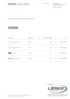 Datenblatt zu Gira 147626, EAN: 4010337040477