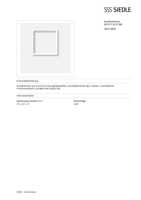 Datasheet for Siedle 200016835-01, EAN: 4015739168354