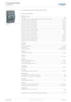 Datasheet for Hager HNB160H, EAN: 3250613347758