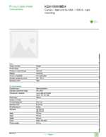 Datasheet for Schneider Electric KSA1000ABD4, EAN: 3606480003462