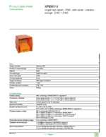 Datasheet for Schneider Electric XPER511, EAN: 3389110470970