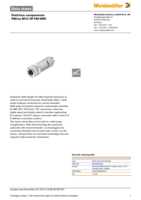 Datasheet for Weidmüller 8426220000, EAN: 4032248036516