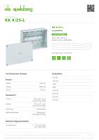 Datenblatt zu Spelsberg 62591601, EAN: 4013902090259