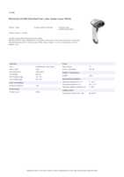 Datasheet for Zebra LS2208-1AZU0100ZR
