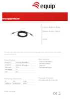 Datenblatt zu Equip 147083, EAN: 4015867225158