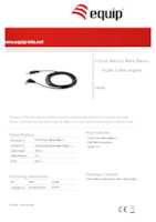 Datenblatt zu Equip 147084, EAN: 4015867225165