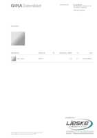 Datenblatt zu Gira 009927, EAN: 4010337099277