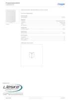 Datasheet for Hager L92889010, EAN: 4012740210096