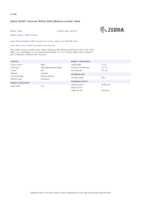 Datasheet for Zebra 3017014