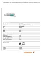 Datasheet for Weidmüller 9021150000, EAN: 4008190086886