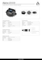 Datasheet for Arctic ACALP00036A, EAN: 4895213702836