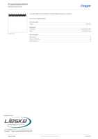 Datasheet for Hager M5900SCHW, EAN: 4012740268424