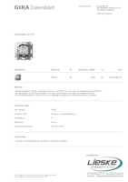 Datenblatt zu Gira 200800, EAN: 4010337082187