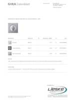 Datenblatt zu Gira 066665, EAN: 4010337666653