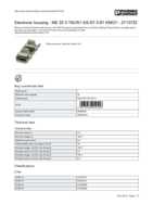 Datasheet for Phoenix Contact 2713722, EAN: 4017918914516