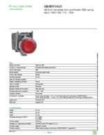 Datasheet for Schneider Electric XB4BW34G5, EAN: 3389110892093