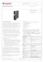 Datasheet for Legrand 310170, EAN: 3414970826923