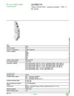 Datasheet for Schneider Electric GVAD0110, EAN: 3389110343533