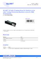 Datenblatt zu Allnet ALL-S0002129, EAN: 4038816019868