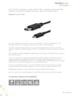 Datasheet for Startech.com CDP2DPMM6B, EAN: 0065030864824