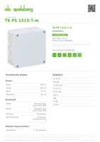 Datenblatt zu Spelsberg 10540501, EAN: 4013902861118