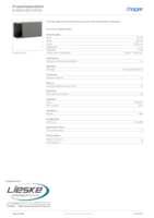 Datasheet for Hager BA68012007030O, EAN: 4012740102599
