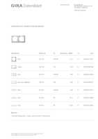 Datenblatt zu Gira 021203, EAN: 4010337212034
