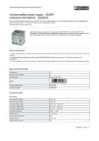 Datenblatt zu Phoenix Contact 2320270, EAN: 4046356560078