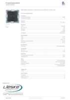 Datasheet for Berker 3315431606, EAN: 4011334330639