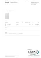 Datenblatt zu Gira 145600, EAN: 4010337456001
