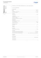 Datasheet for Hager ZH52U9N, EAN: 3250617713962
