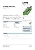 Datasheet for Phoenix Contact 1517165, EAN: 4017918967833