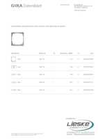 Datasheet for Gira 1461726, EAN: 4010337070535