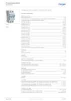 Datenblatt zu Hager MCN263, EAN: 3250614311369