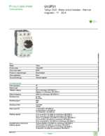 Datasheet for Schneider Electric GV2P21, EAN: 3389110213522