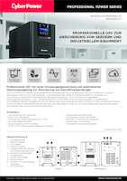 Datasheet for CyberPower PR1500ELCD, EAN: 4712364143816