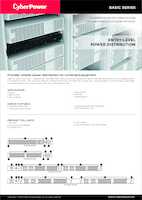 Datasheet for CyberPower PDU20BHVIEC12R, EAN: 4712364144387